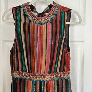 Like new! Anthropologie stripe maxi dress